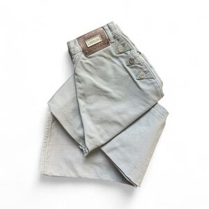 Vintage 90s Lawman Western Khaki Denim High Rise Bareback Jeans